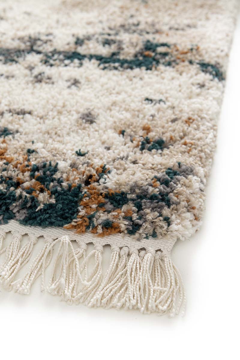 Tappeto Berbero - Atlas Canvas Blu/Beige Tappeto Berbero - Atlas Canvas Blu/Beige