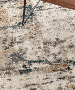 Tappeto Berbero - Atlas Canvas Blu/Beige