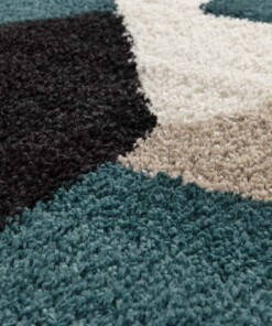 Tappeto Astratto - Atlas Zenith Petrolio