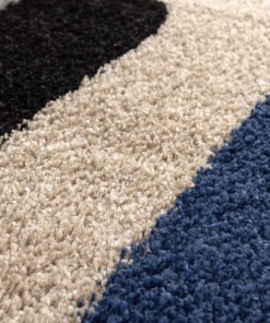 Tappeto Astratto - Atlas Forma Blu/Multicolore