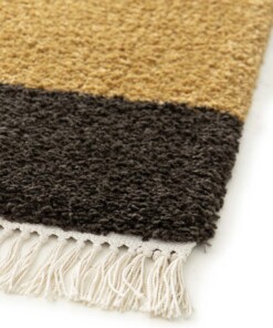 Tappeto Astratto - Atlas Forma Giallo Ocra/Verde