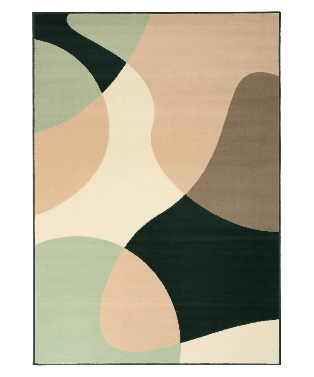 Tappeto astratto - Ease Nova Verde - overzicht Tappeto astratto - Ease Nova Verde - overzicht