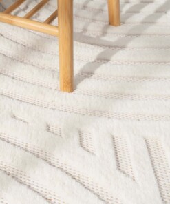 Tappeto da balcone - Reza bianco - close up, thumbnail