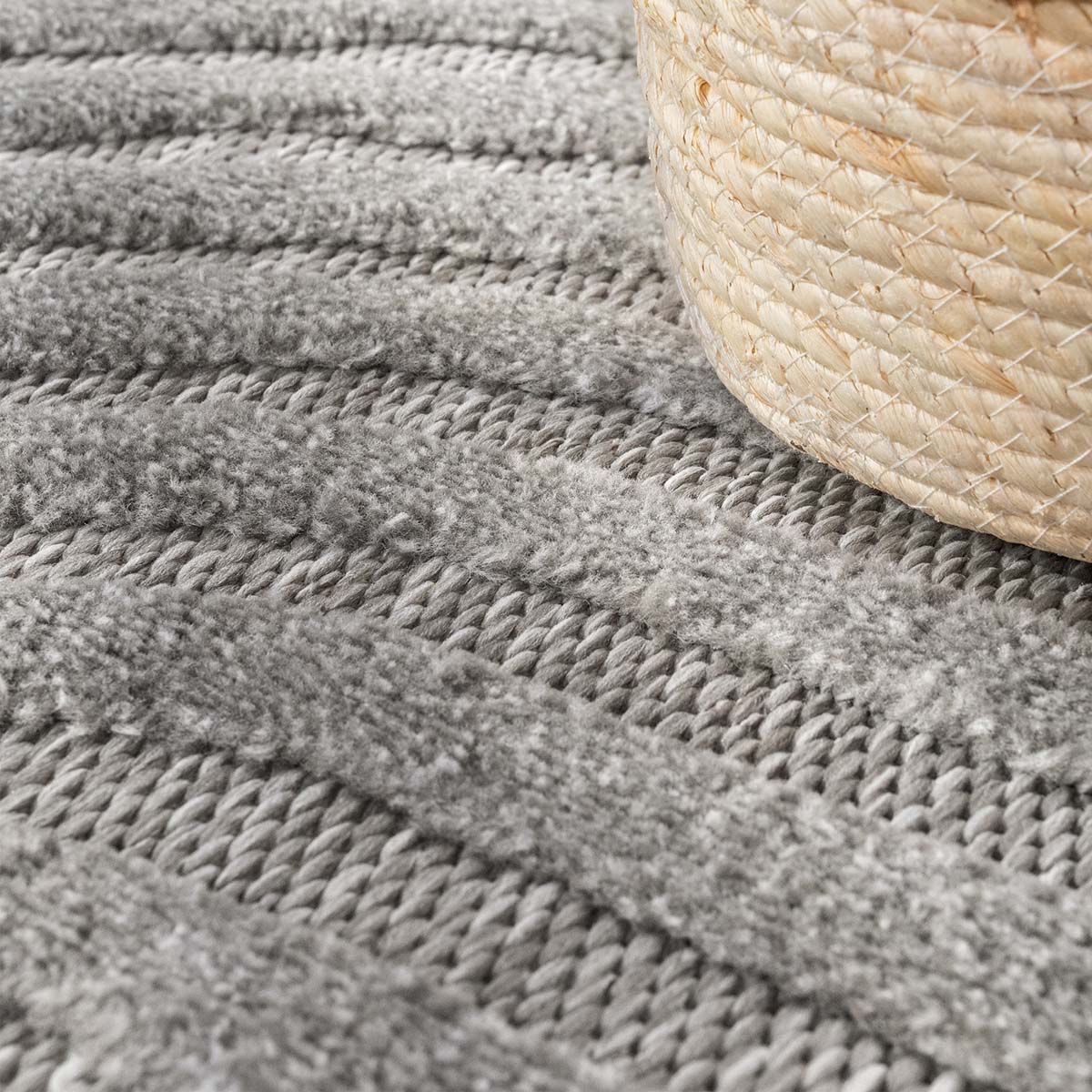 Tappeto interno esterno - Reza grigio - close up Tappeto interno esterno - Reza grigio - close up