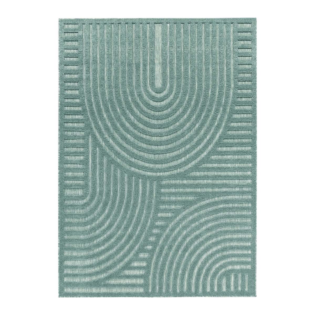 Tappeto interno esterno - Reza turchese - overzicht Tappeto interno esterno - Reza turchese - overzicht