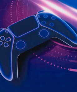 Tappeto bambini gamer - Lumi multi - close up, thumbnail