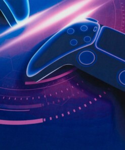 Tappeto bambini gamer - Lumi multi - close up, thumbnail