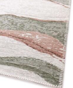 Tapetto effetto Marmo - Velura Verde Bosco/Rosso