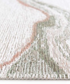 Tapetto effetto Marmo - Velura Verde Bosco/Rosso