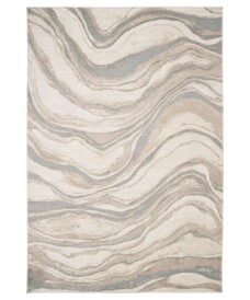 Tapetto effetto Marmo - Velura Blu Polvere - overzicht, thumbnail