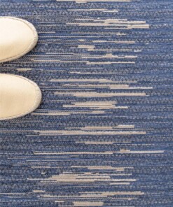 Tappeto Astratto - Sapphire Ripple Blu Denim