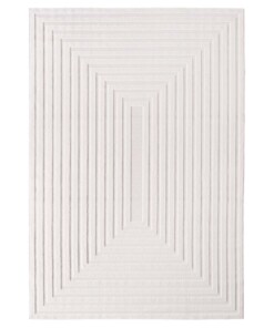 Tappeto da esterno - Elvora Frame crema - overzicht