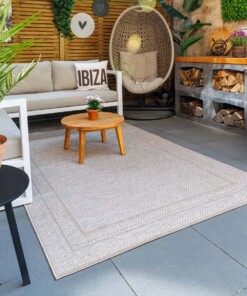 Tappeto da esterno - Mira Frame beige