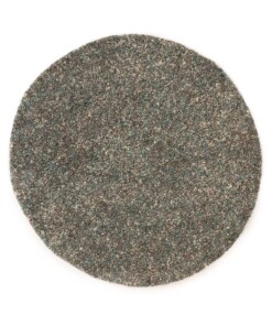 Tappeto rotondo pelo lungo - Blend blu/grigio - overzicht