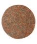 Tappeto rotondo pelo lungo - Blend arancione/blu - overzicht, thumbnail