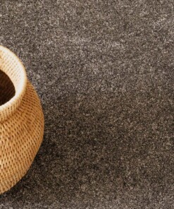 Tappeto quadrato a pelo raso Fine - Grigio