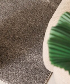 Tappeto quadrato a pelo raso Fine - Grigio chiaro