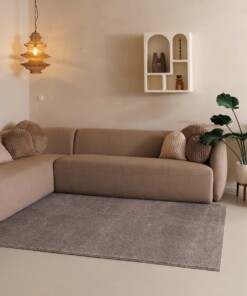 Tappeto a pelo raso Fine - Grigio chiaro - sfeer