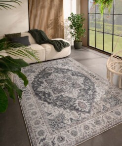 Tappeto da esterno vintage - Valenca Brio grigio - sfeer