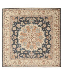 Tappeto da esterno vintage quadrato - Valenca Nova oro/blu - overzicht