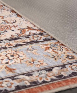 Tappeto da esterno vintage - Valenca Nova terracotta - close up, thumbnail