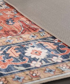 Tappeto da esterno vintage - Valenca Fino verde/blu