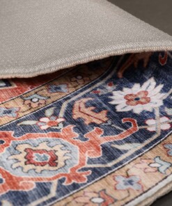 Tappeto da esterno vintage ovale - Valenca Fino verde/blu