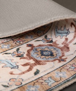 Tappeto da esterno vintage ovale - Valenca Fino verde/rosso