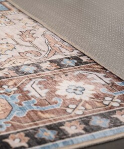 Tappeto da esterno vintage - Valenca Fino azzurro chiaro