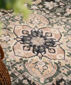 Tappeto da esterno vintage - Valenca Fino beige/verde