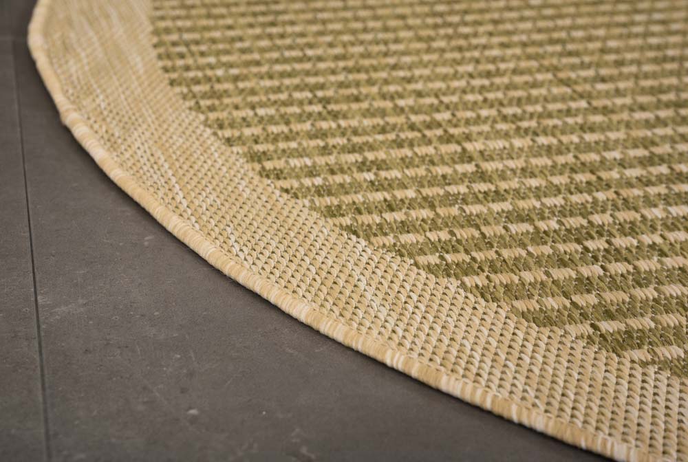 Tappeto da esterno rotondo - Coastal verde - close up Tappeto da esterno rotondo - Coastal verde - close up