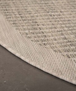 Tappeto da esterno rotondo - Coastal grigio - close up, thumbnail Tappeto da esterno rotondo - Coastal grigio - close up, thumbnail