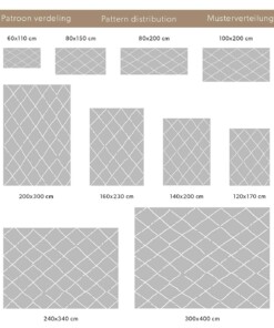 Tappeto a rombi a pelo lungo Artisan - Rosa/Bianco Tappeto a rombi a pelo lungo Artisan - Rosa/Bianco