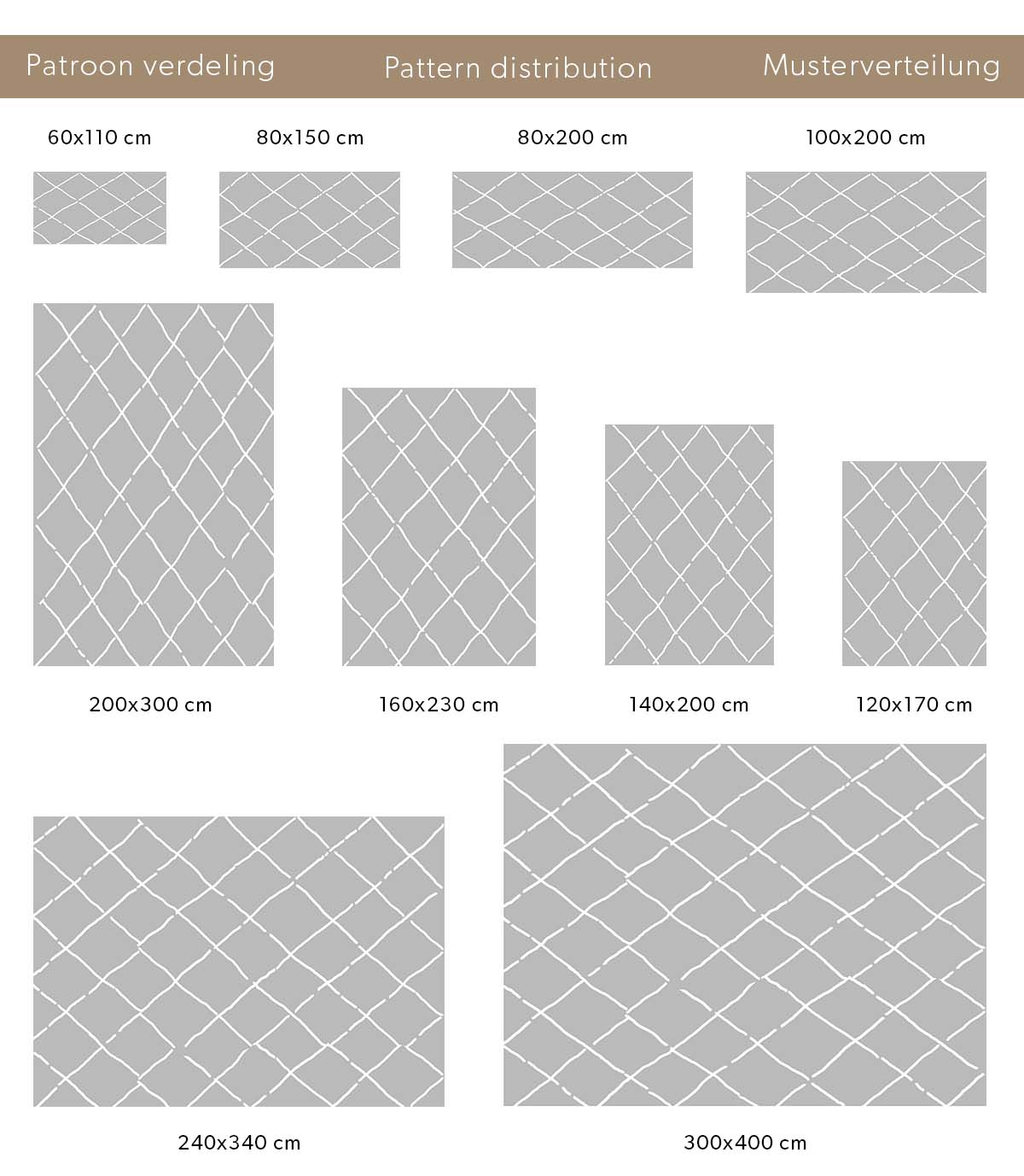 Tappeto a rombi a pelo lungo Artisan - Rosa/Bianco Tappeto a rombi a pelo lungo Artisan - Rosa/Bianco