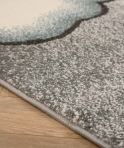 Tappeto bambini orso - Dreams blu - close up, thumbnail