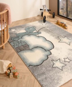 Tappeto bambini orso - Dreams blu - sfeer