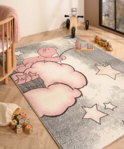 Tappeto bambini orso - Dreams rosa - sfeer