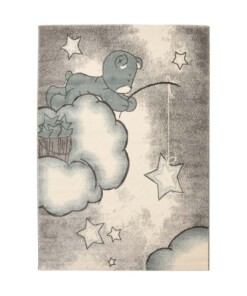 Tappeto bambini orso - Dreams blu - overzicht