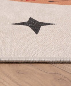 Tappeto per bambini Coniglio - Happy Dreams Multicolore - close up, thumbnail