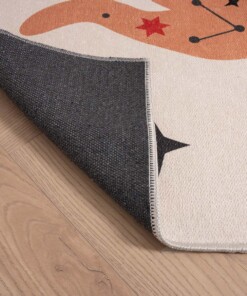 Tappeto per bambini Coniglio - Happy Dreams Multicolore - close up, thumbnail