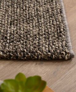 Tappeto pelo corto - Loom grigio - close up, thumbnail