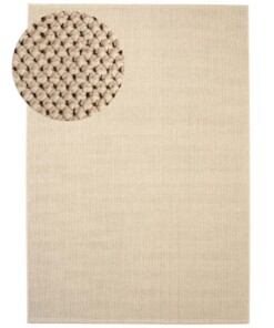 Tappeto pelo corto - Loom panna - overzicht