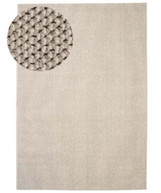 Tappeto pelo corto - Loom argento - overzicht, thumbnail