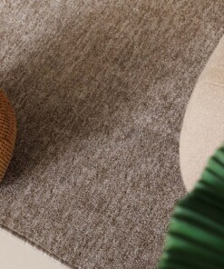 Tappeto quadrato bouclé Lush - Tortora