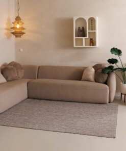 Tappeto bouclé Lush - Tortora - sfeer