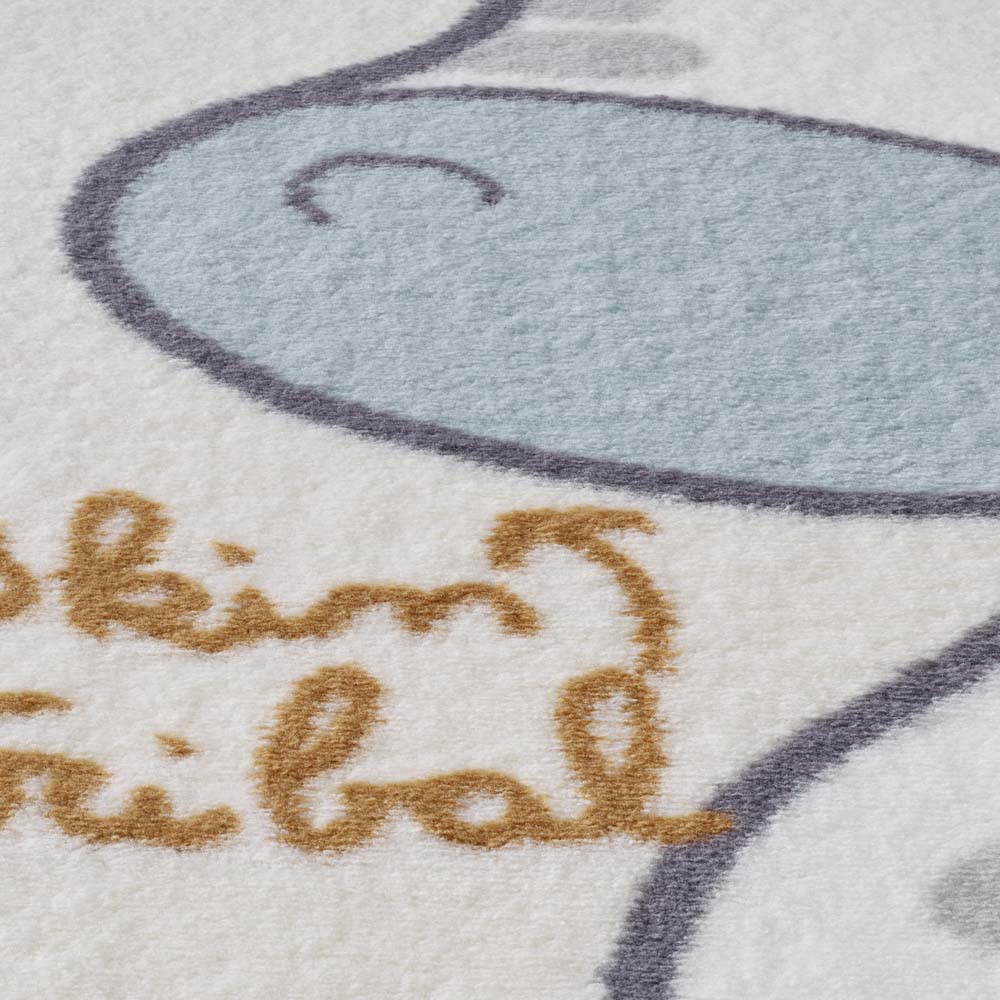 Tappeto bambini giungla - Animigo crema/multi - close up Tappeto bambini giungla - Animigo crema/multi - close up