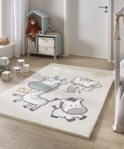 Tappeto bambini giungla - Animigo crema/multi - sfeer