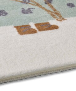 Tappeto bambini dinosauri - Animigo No.2 crema/multi - close up, thumbnail Tappeto bambini dinosauri - Animigo No.2 crema/multi - close up, thumbnail