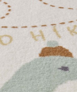 Tappeto bambini dinosauri - Animigo No.2 crema/multi - close up, thumbnail Tappeto bambini dinosauri - Animigo No.2 crema/multi - close up, thumbnail