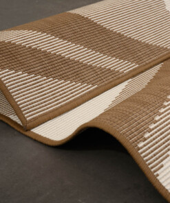 Tappeto da esterno Modern - Flip Saturn Marrone chiaro - close up, thumbnail